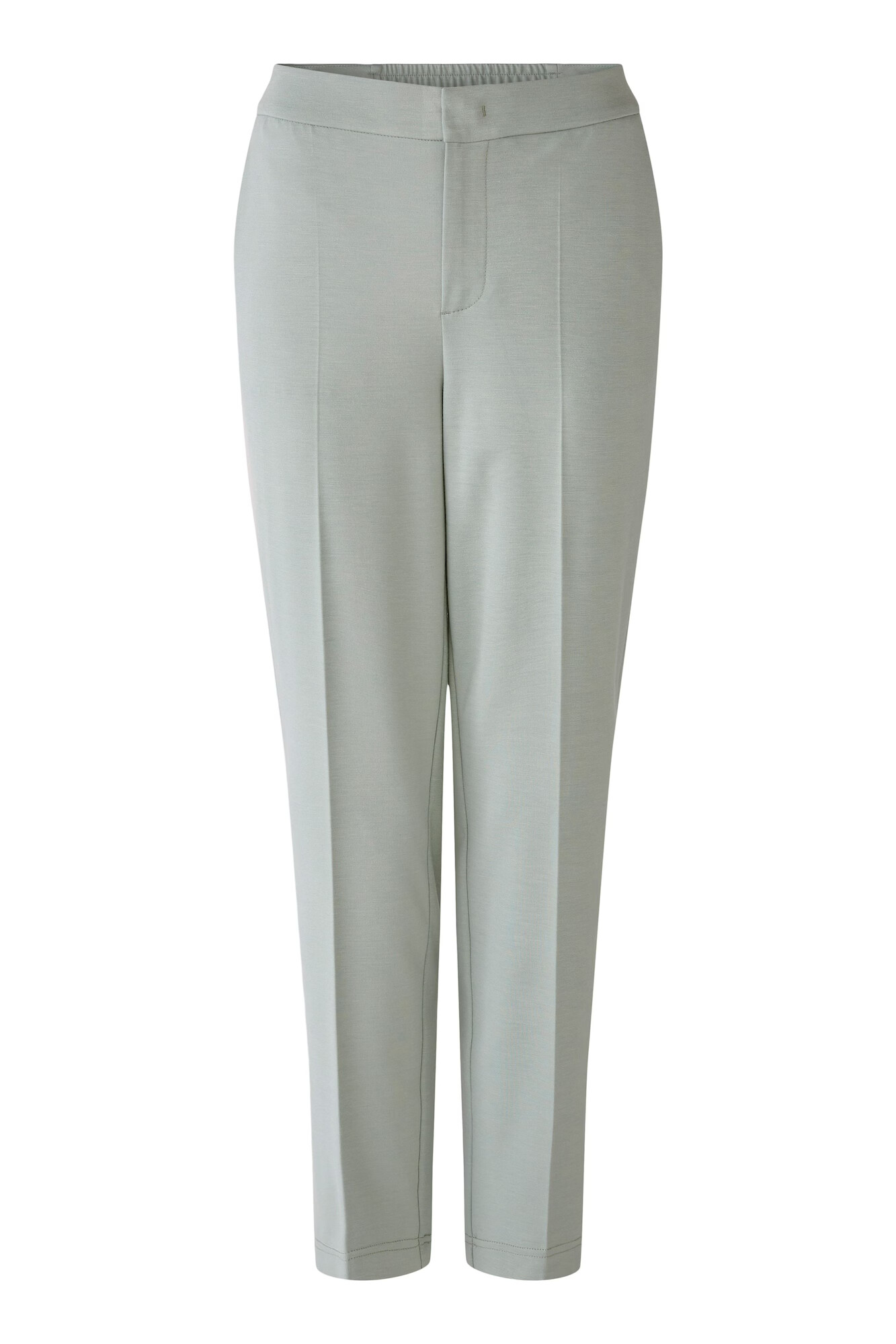 OUI Pantaloni cu dungă verde pastel - Pled.ro