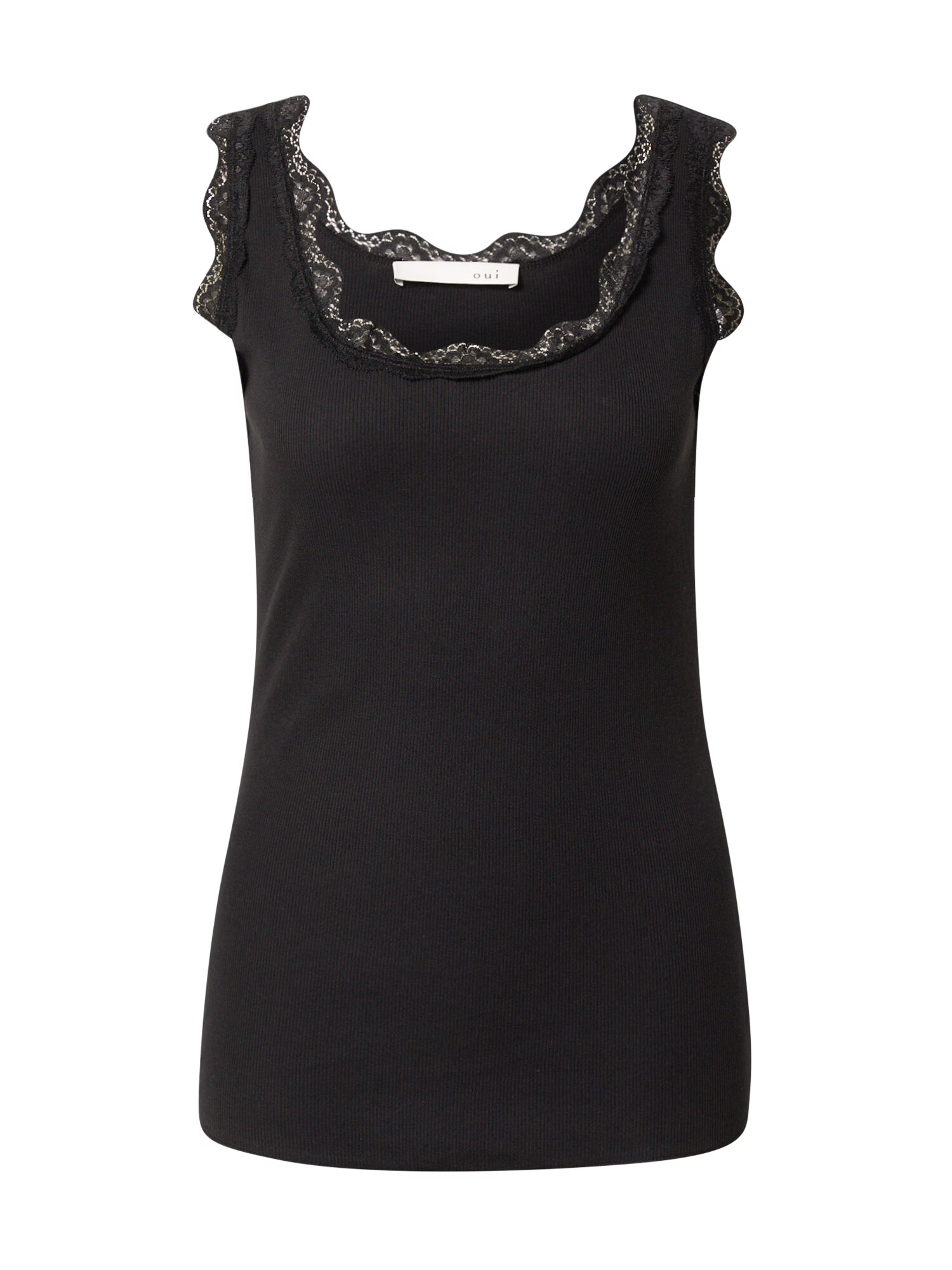 OUI Top negru - Pled.ro