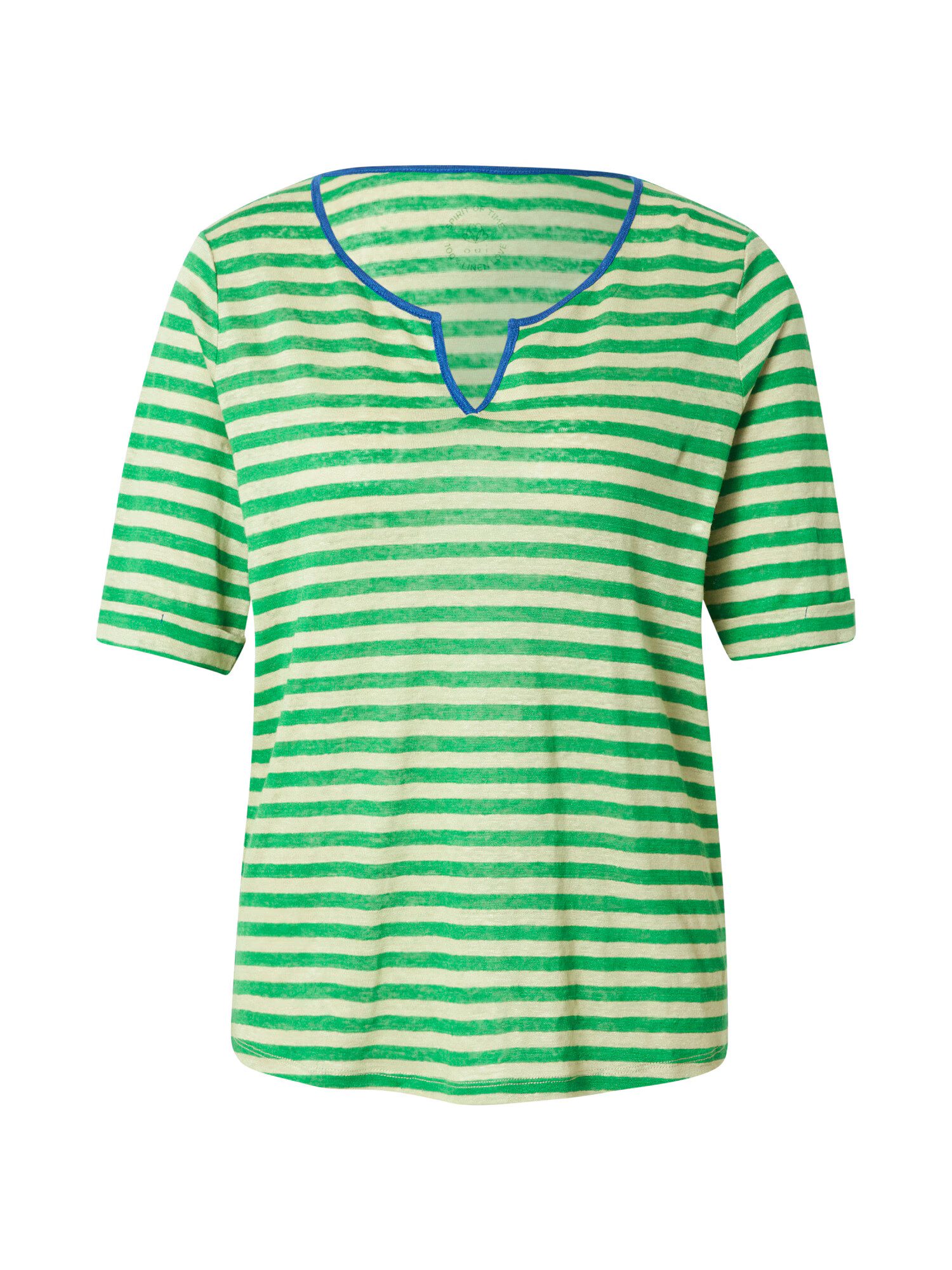 OUI Tricou albastru regal / verde limetă / verde deschis - Pled.ro