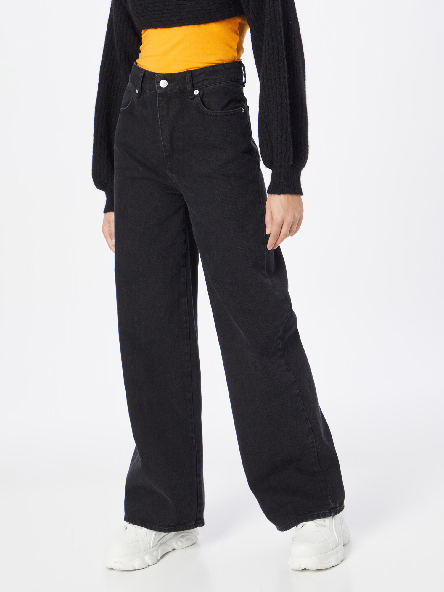 Oval Square Jeans 'Drive' negru denim - Pled.ro