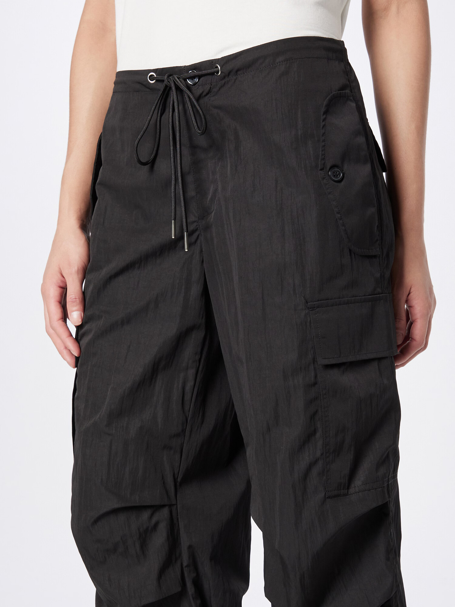 Oval Square Pantaloni cu buzunare 'Cash' negru - Pled.ro