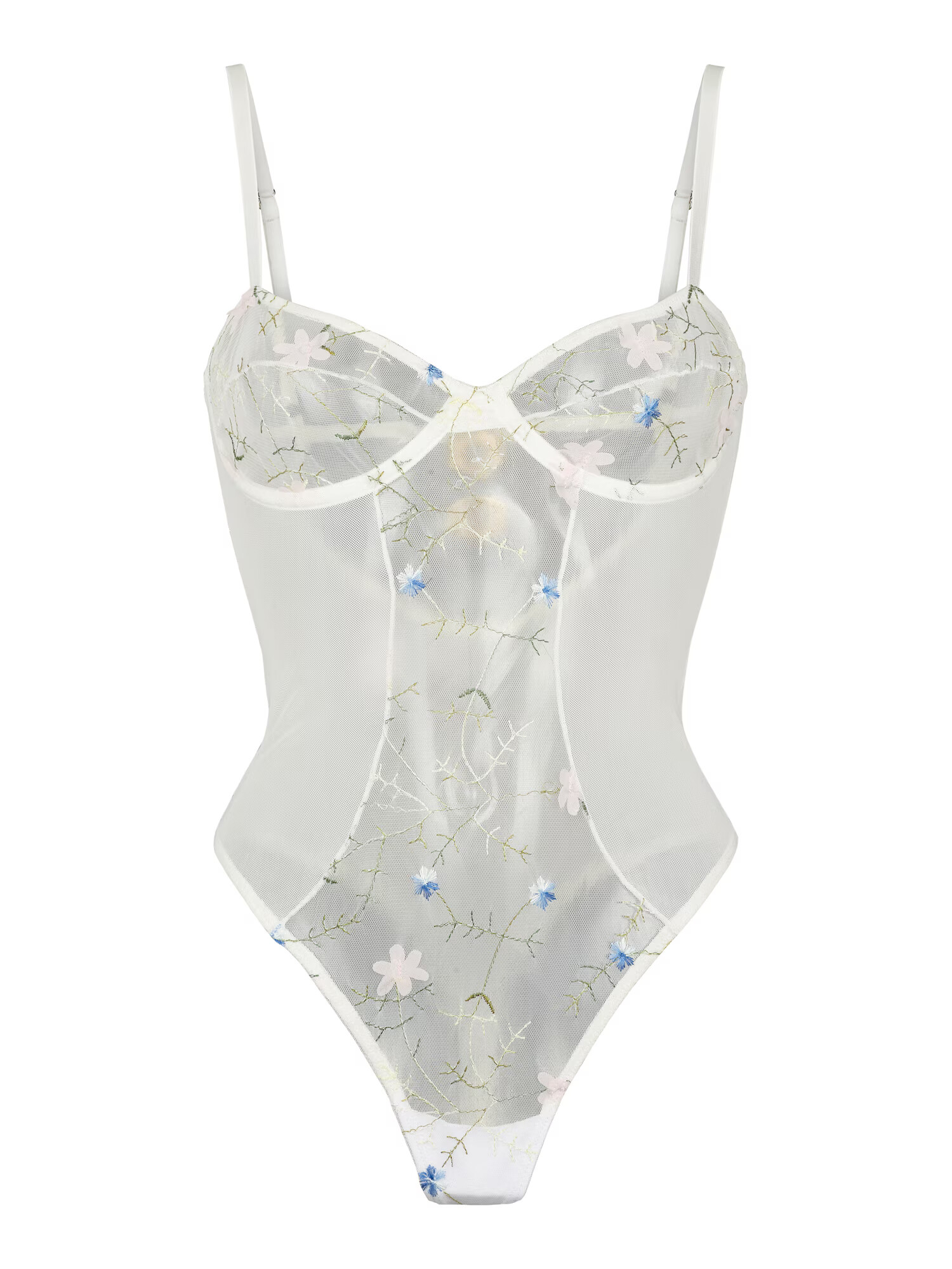 OW Collection Body 'FLORA' mai multe culori / alb - Pled.ro