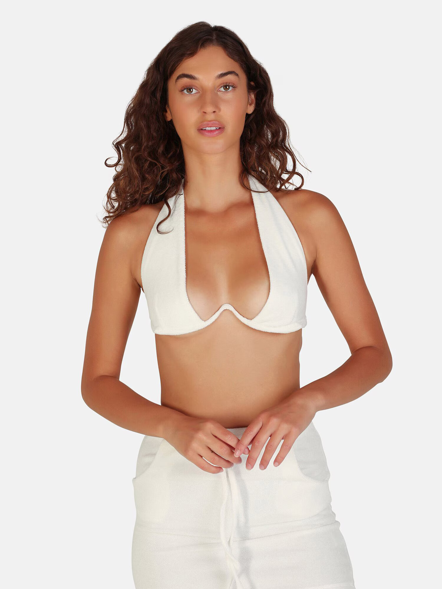 OW Collection Sutien alb - Pled.ro