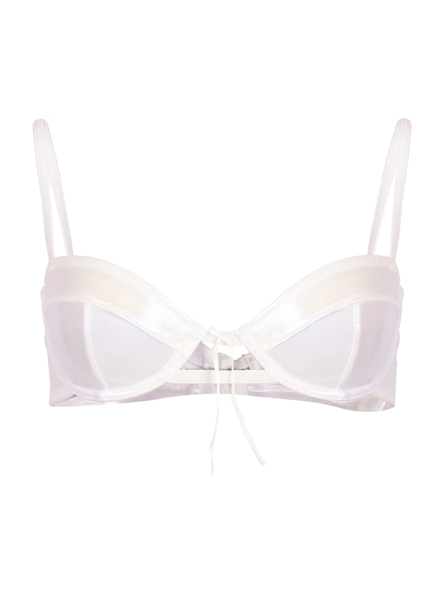 OW Collection Sutien roz pastel / alb natural - Pled.ro