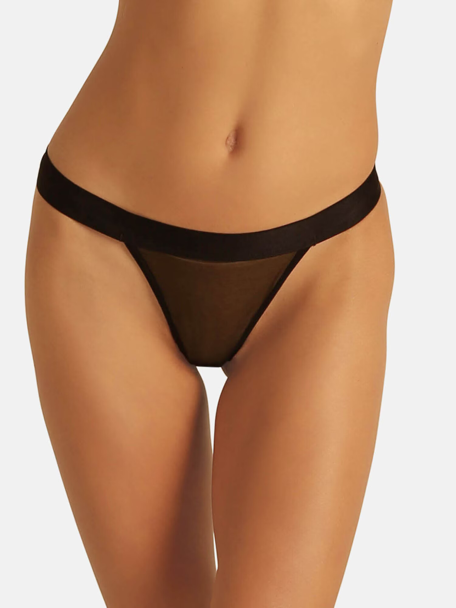 OW Collection Tanga 'KENZIE' negru - Pled.ro