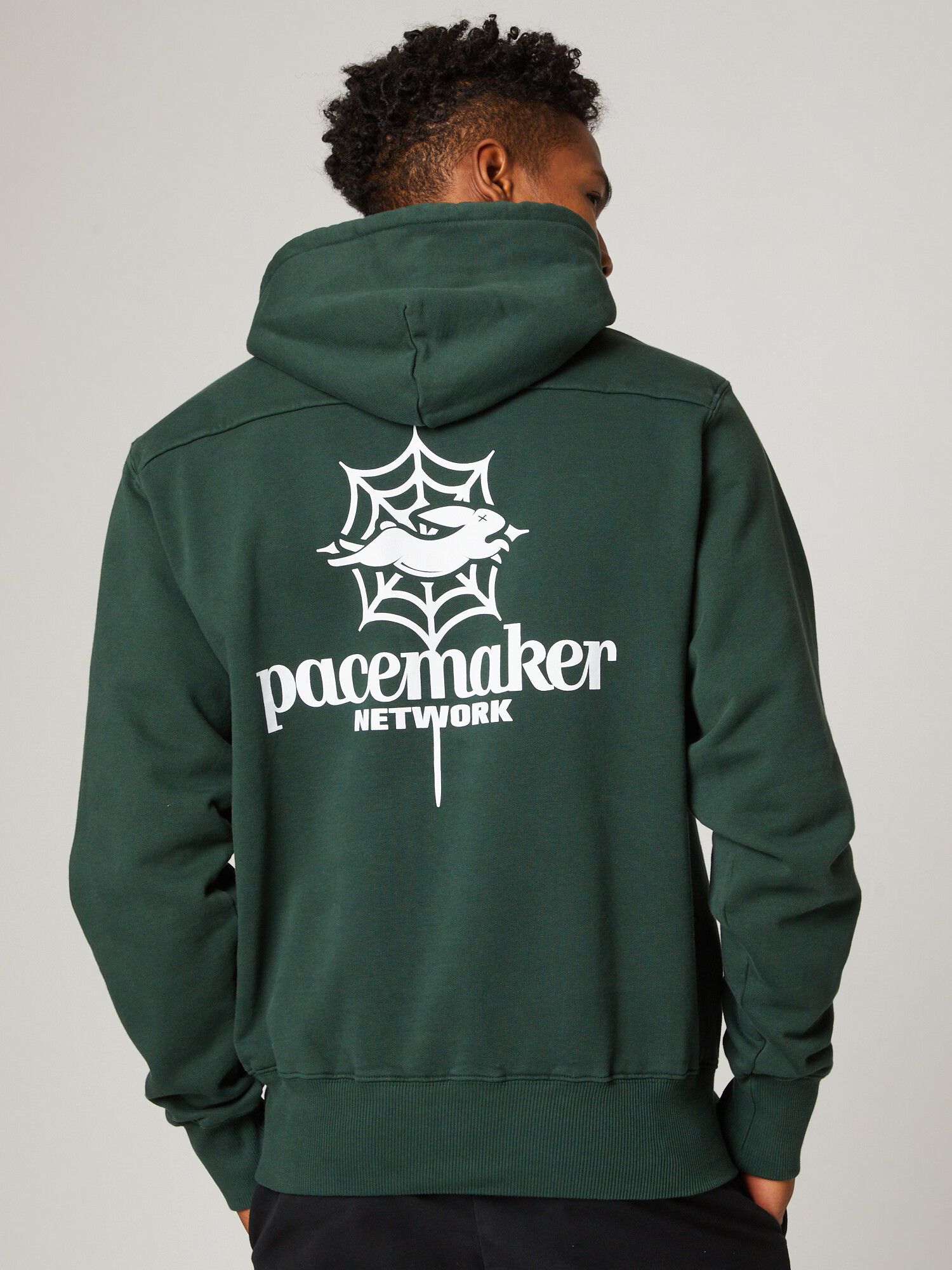 Pacemaker Bluză de molton 'PACE NETWORK' verde pin / alb - Pled.ro