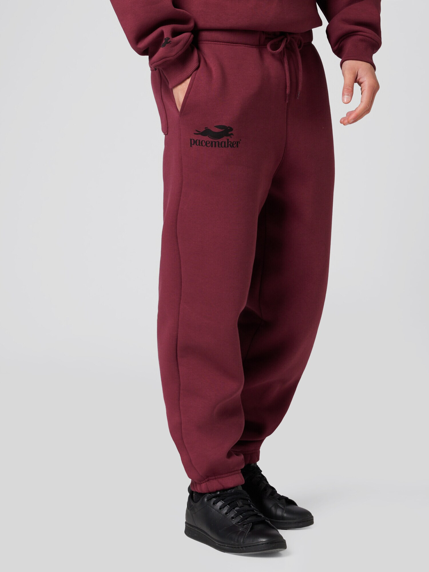 Pacemaker Pantaloni 'Kenan' roșu merlot / negru - Pled.ro