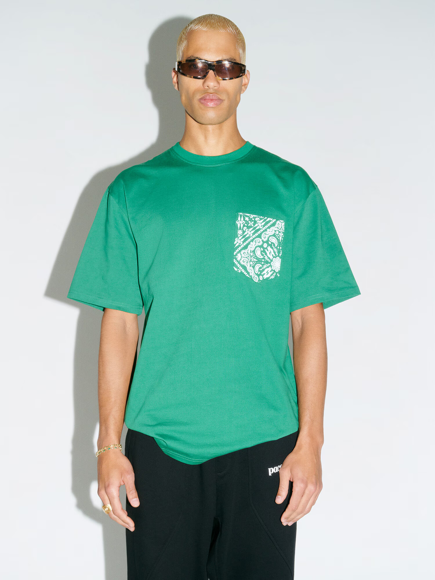 Pacemaker Tricou 'Adrian' verde / alb - Pled.ro