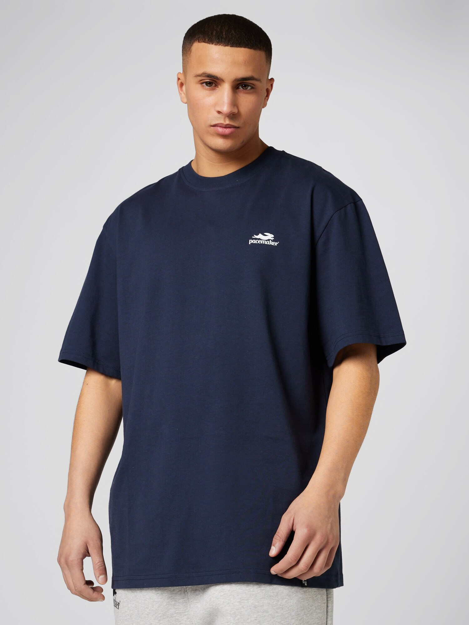 Pacemaker Tricou 'Brian' bleumarin / alb - Pled.ro