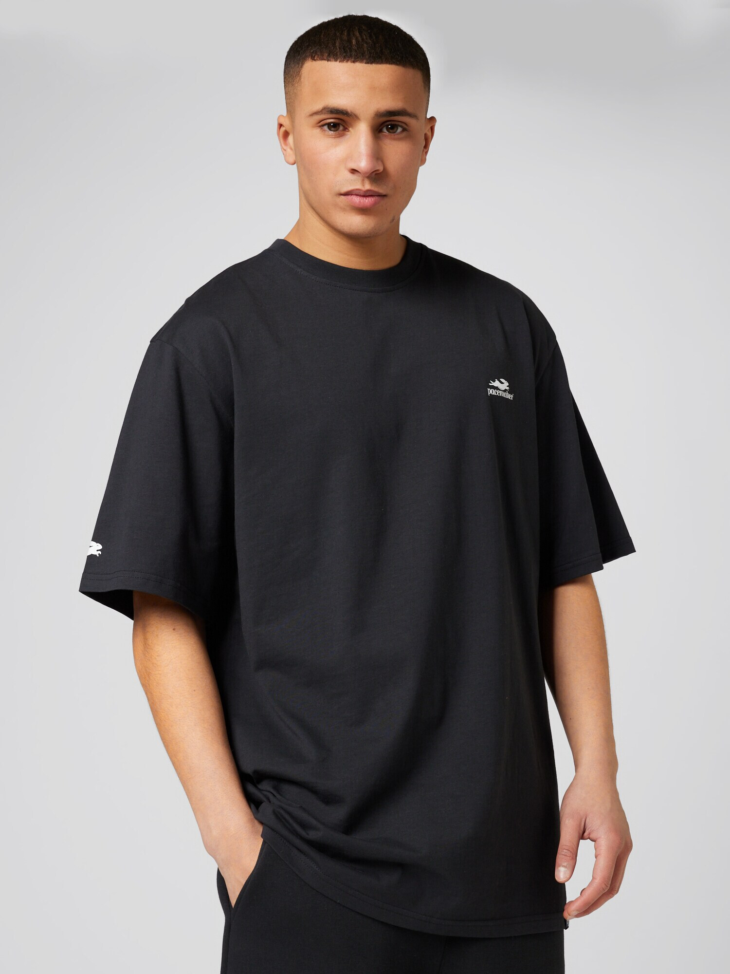 Pacemaker Tricou 'Brian' negru / alb - Pled.ro