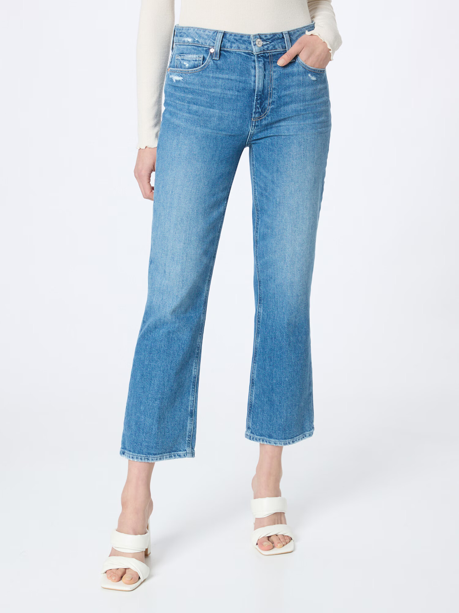 PAIGE Jeans albastru denim - Pled.ro