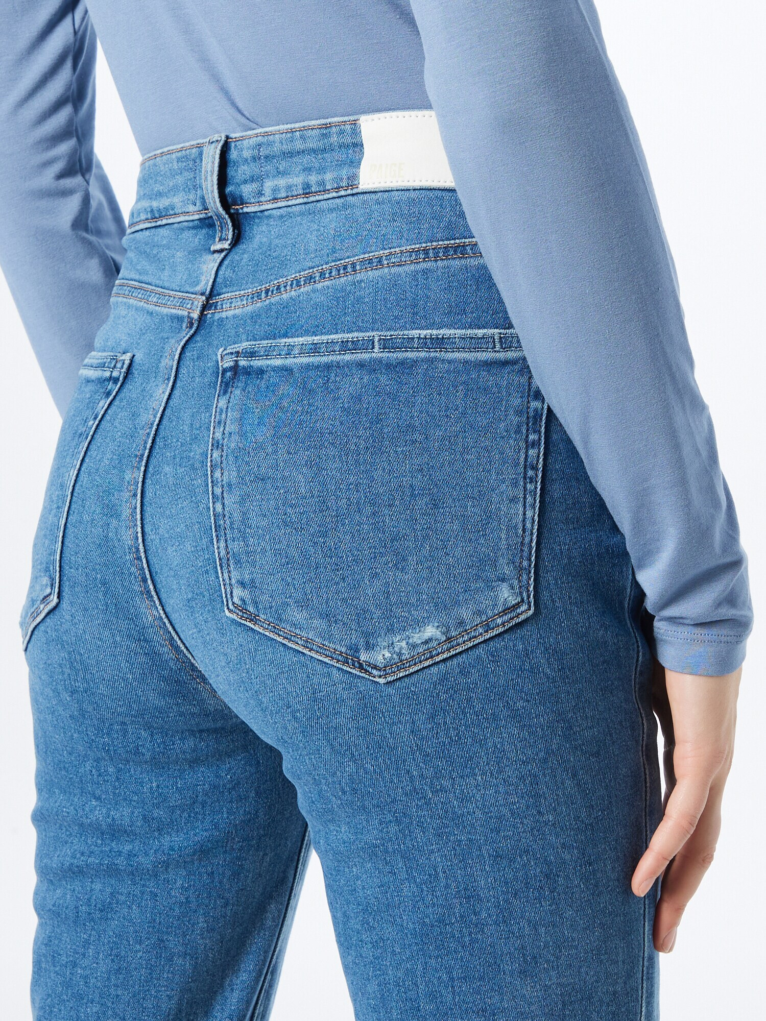 PAIGE Jeans albastru denim - Pled.ro