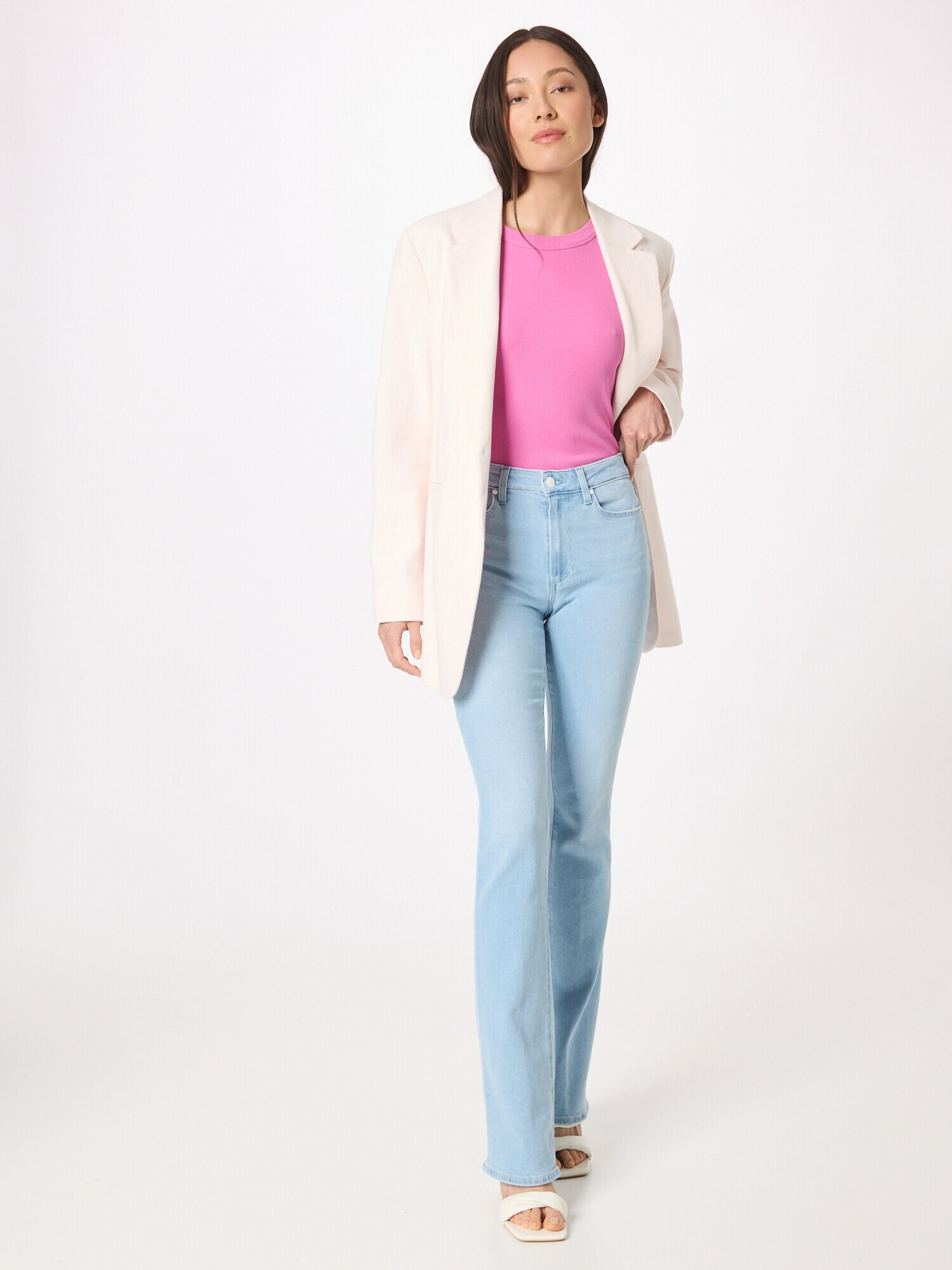 PAIGE Jeans 'HOURGLASS' albastru deschis - Pled.ro