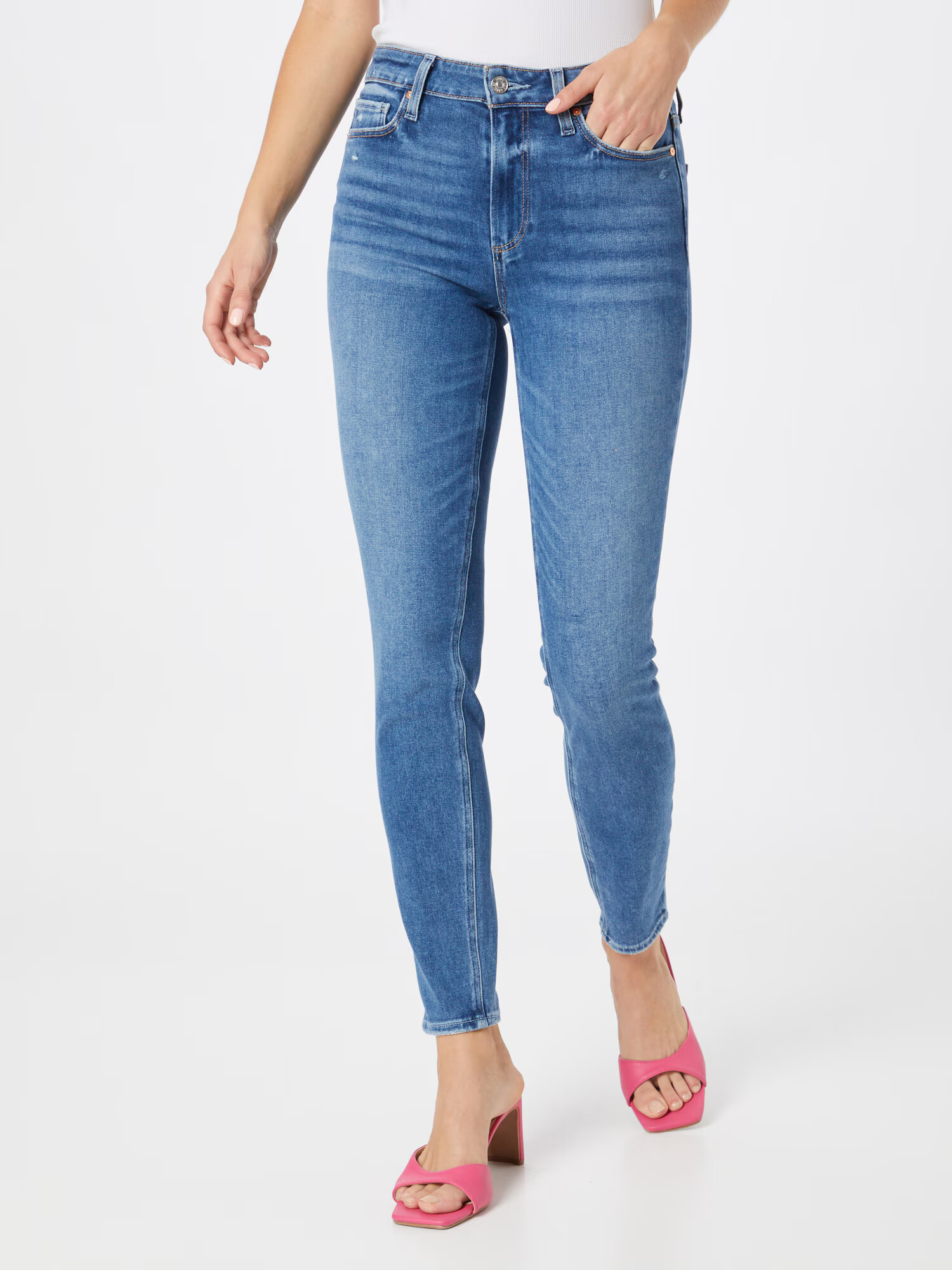 PAIGE Jeans 'HOXTON' albastru denim - Pled.ro