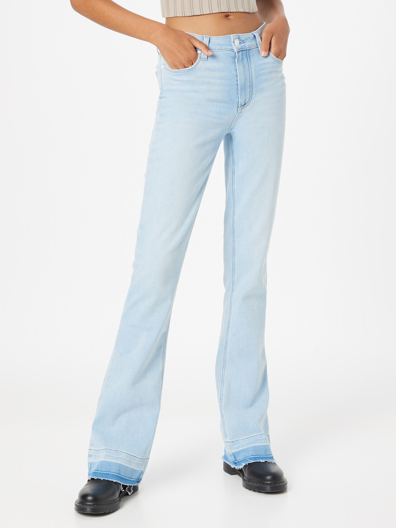 PAIGE Jeans 'LAUREL' albastru denim - Pled.ro