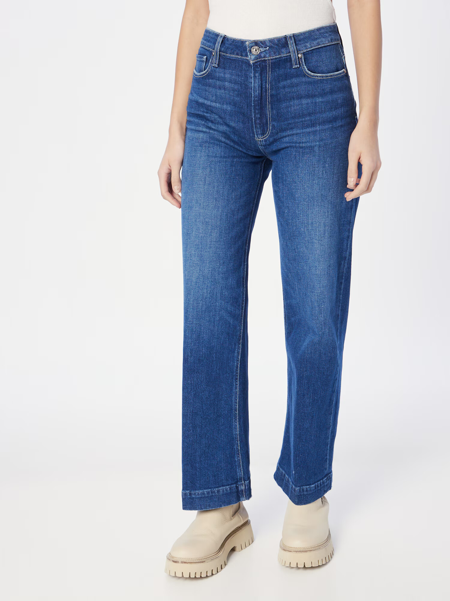 PAIGE Jeans 'LEENAH' albastru denim - Pled.ro