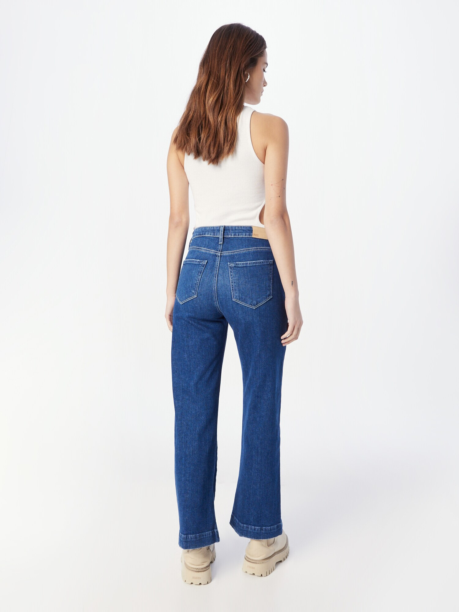 PAIGE Jeans 'LEENAH' albastru denim - Pled.ro