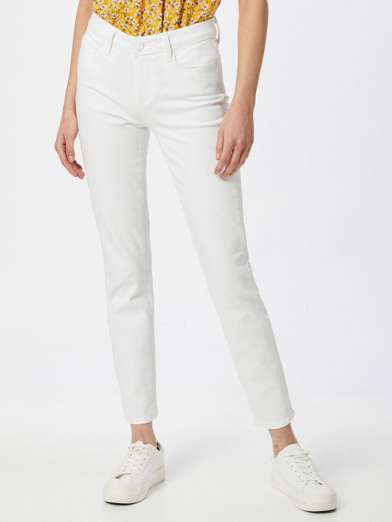 PAIGE Jeans 'Skyline' alb - Pled.ro