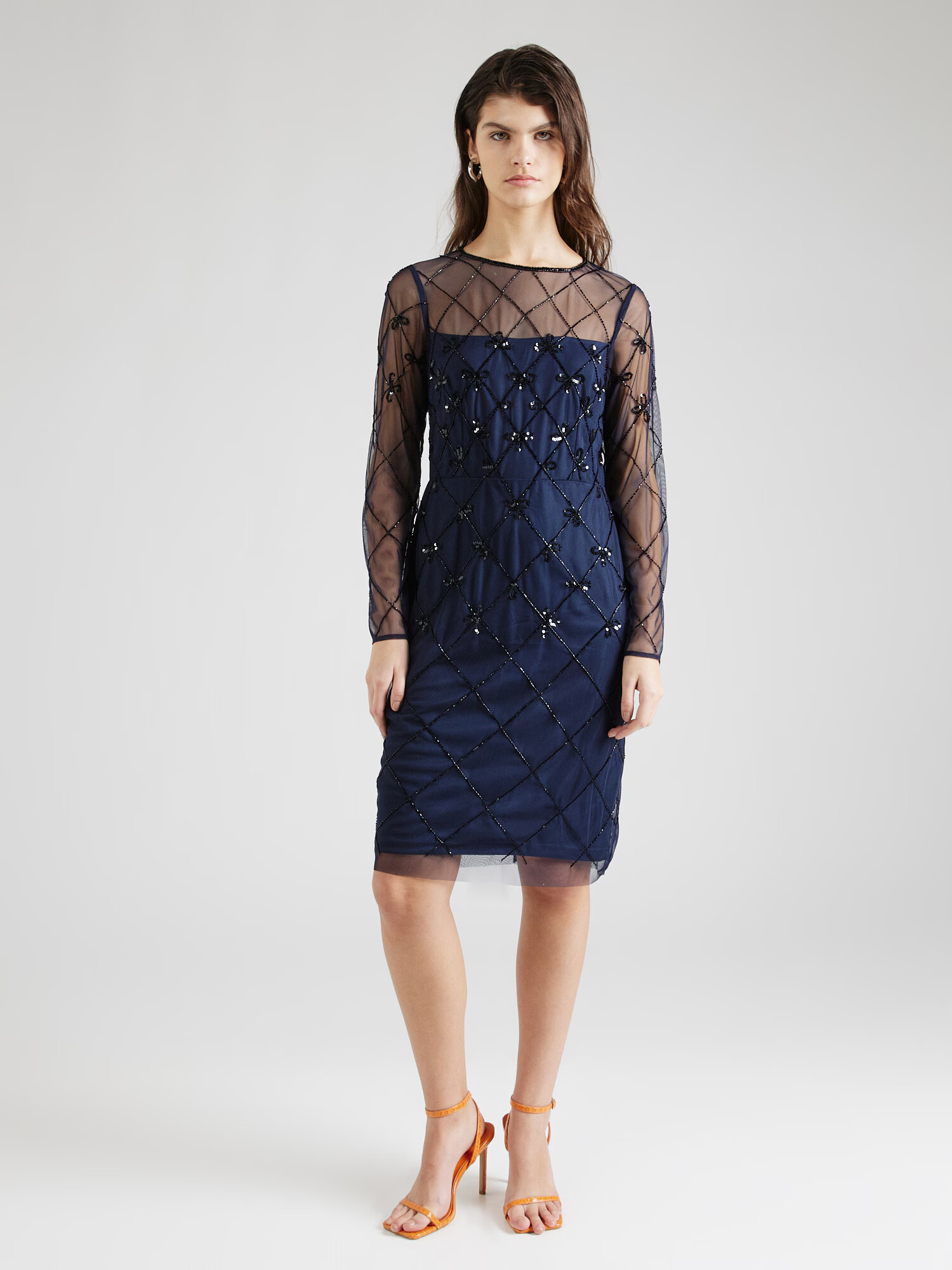 Papell Studio Rochie de cocktail bleumarin - Pled.ro