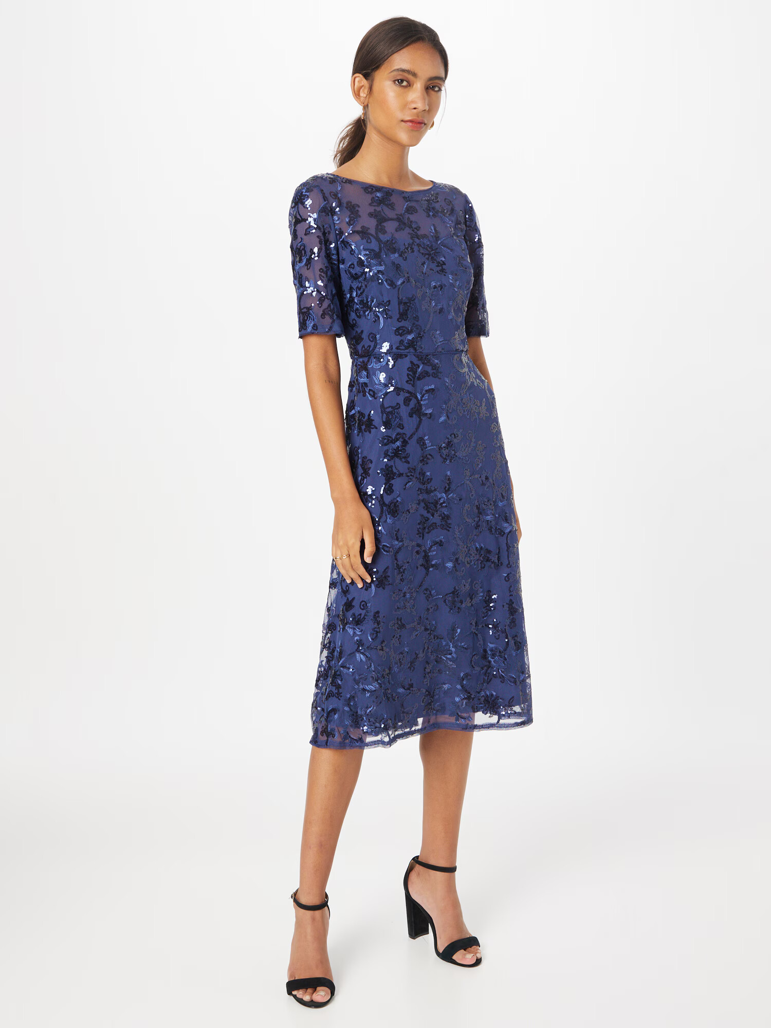 Papell Studio Rochie de cocktail bleumarin / negru - Pled.ro