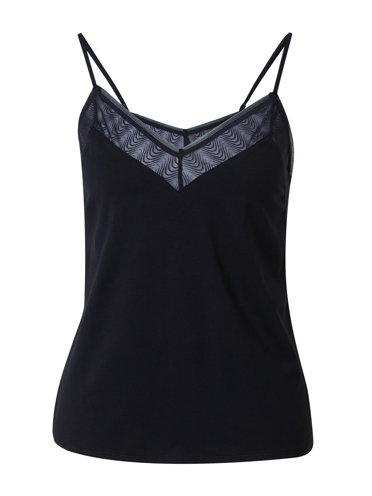 PASSIONATA Bluză de noapte 'Camisole' negru - Pled.ro