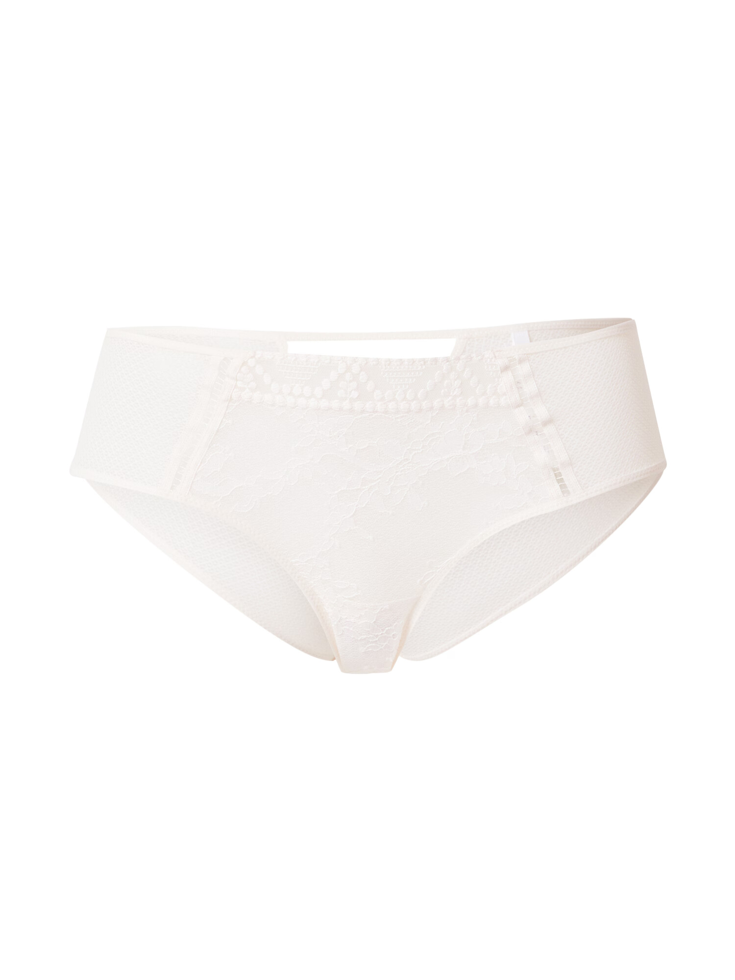 PASSIONATA Slip alb natural - Pled.ro