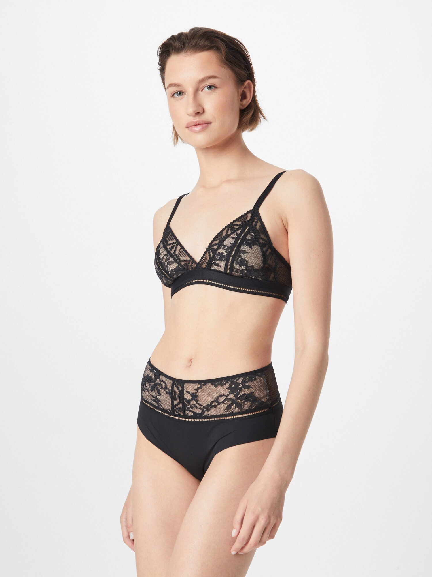 PASSIONATA Slip negru - Pled.ro