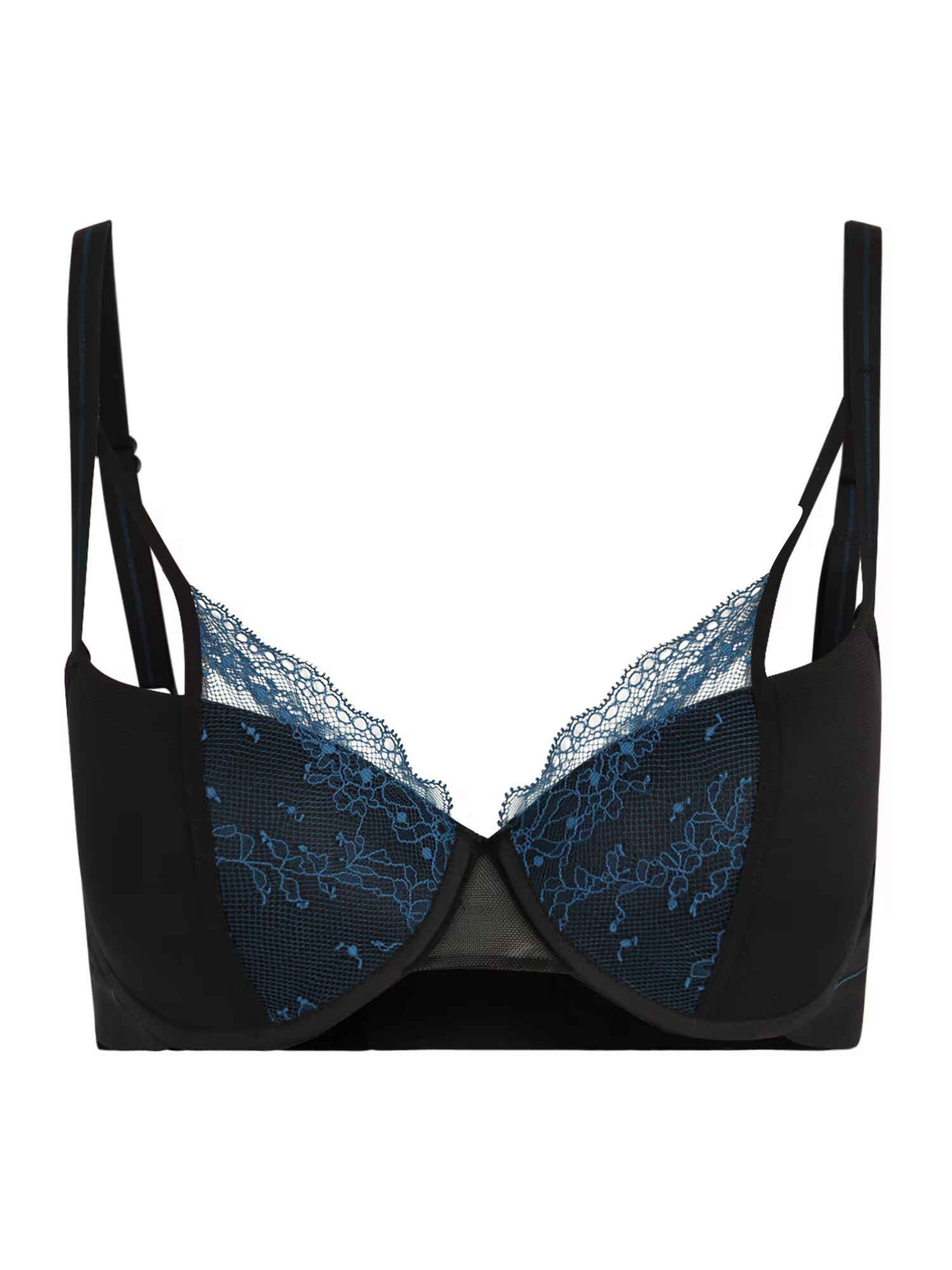 PASSIONATA Sutien albastru / negru - Pled.ro