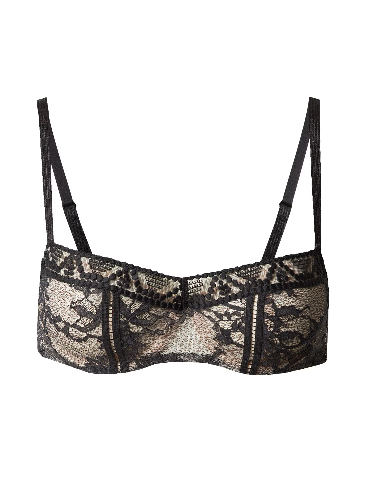 PASSIONATA Sutien bej / negru - Pled.ro