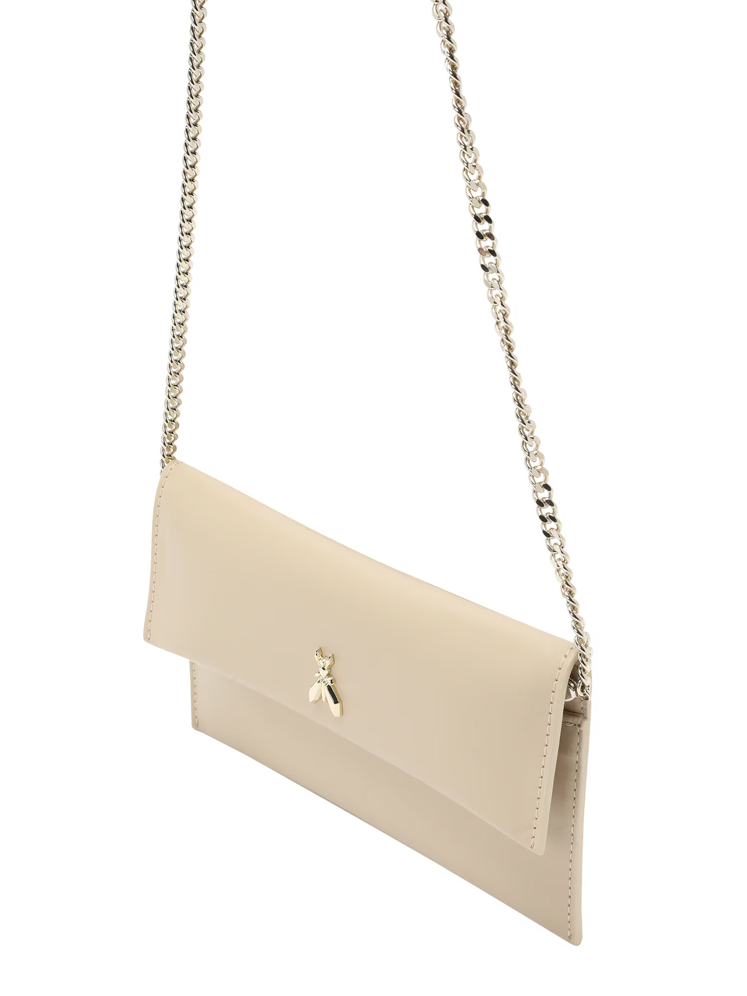 PATRIZIA PEPE Clutch fildeş / auriu - Pled.ro