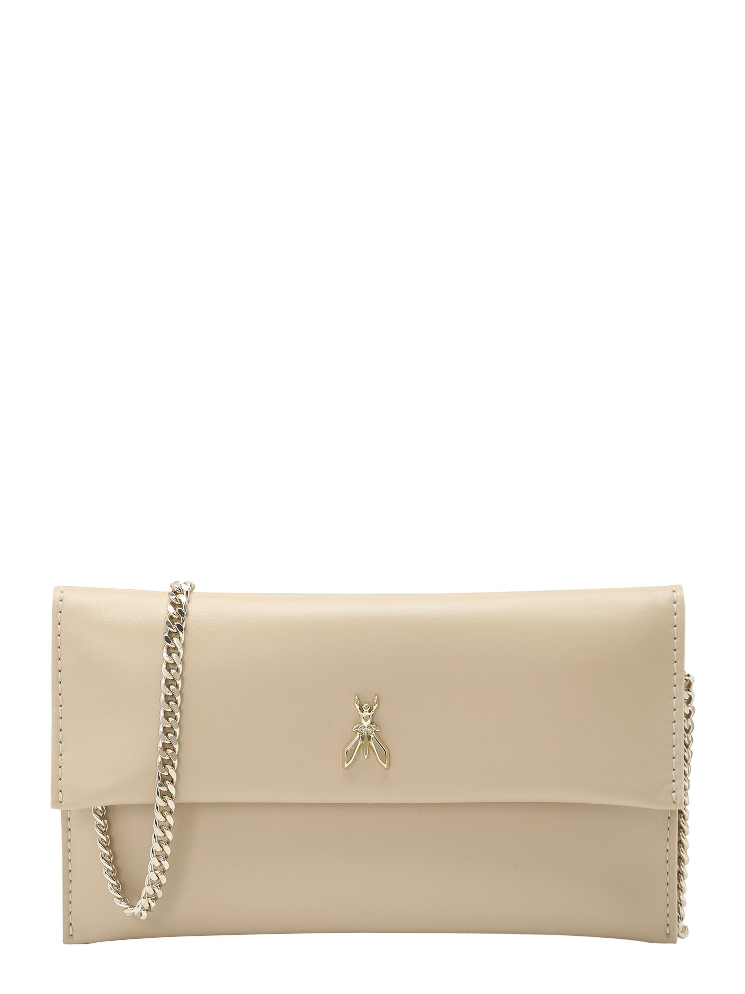 PATRIZIA PEPE Clutch fildeş / auriu - Pled.ro