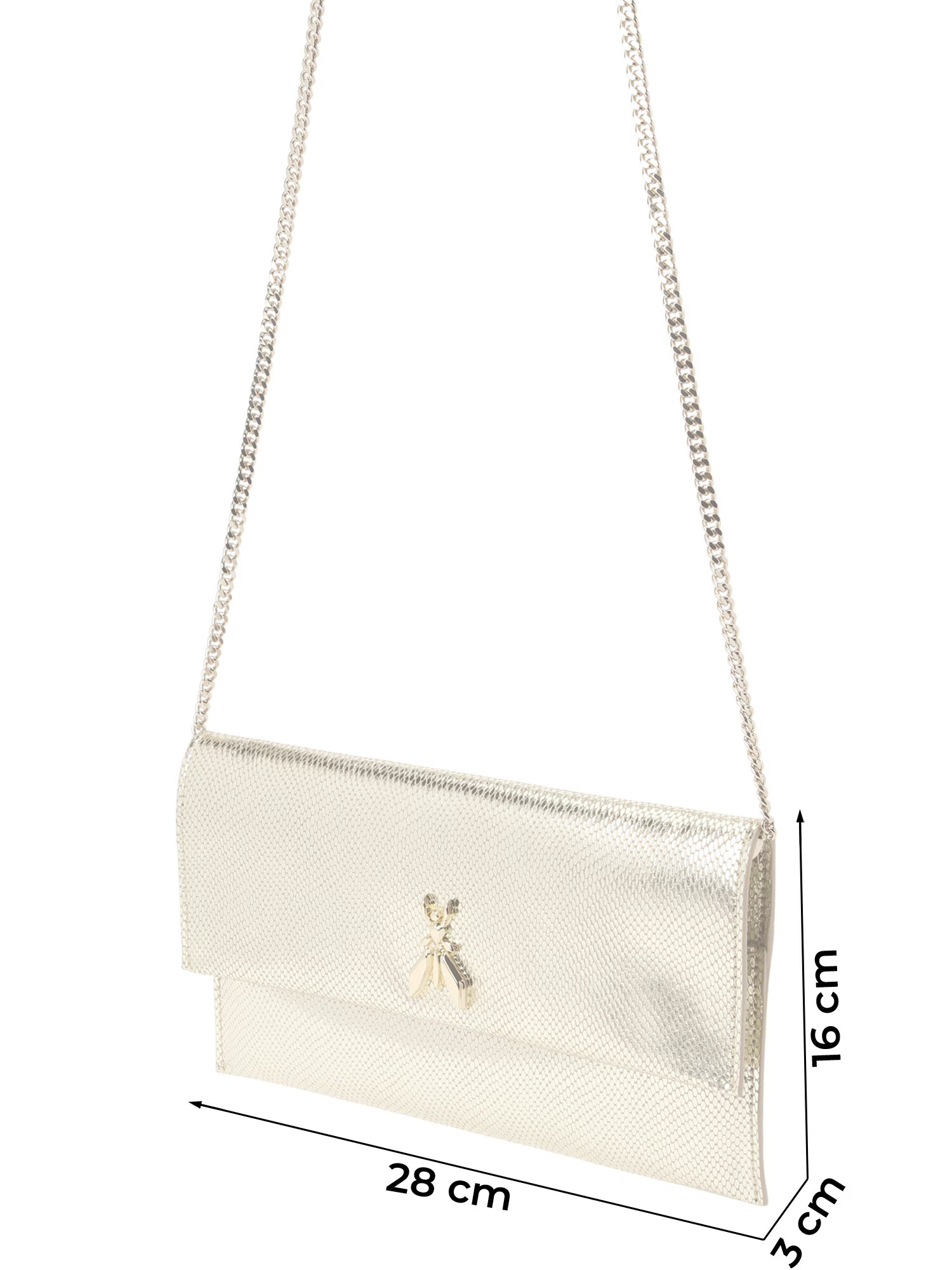 PATRIZIA PEPE Clutch platină - Pled.ro