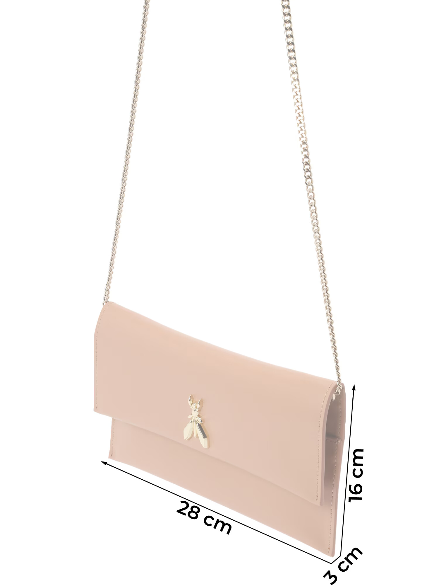 PATRIZIA PEPE Clutch roz pudră - Pled.ro