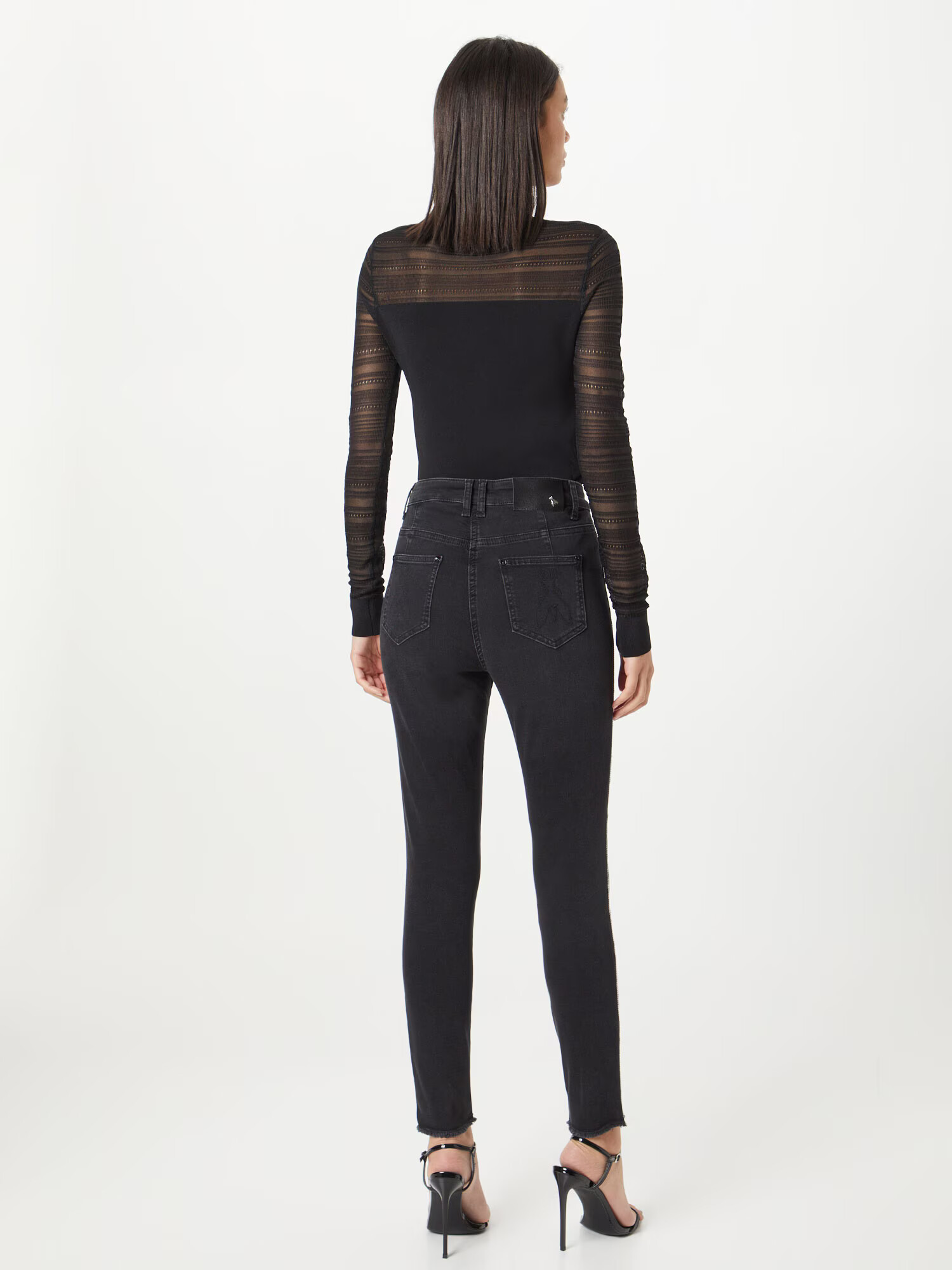 PATRIZIA PEPE Jeans negru denim - Pled.ro