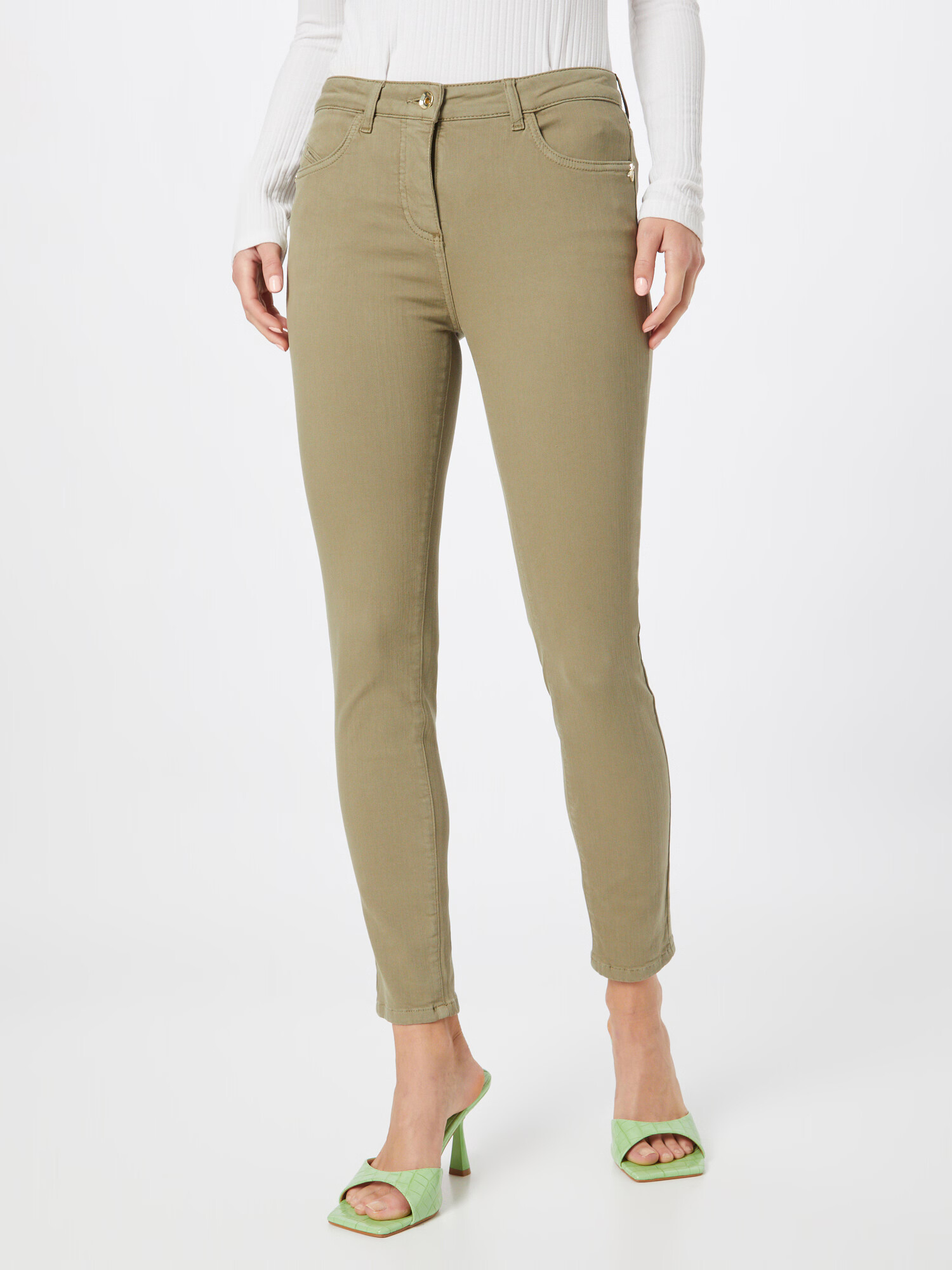 PATRIZIA PEPE Jeans verde - Pled.ro