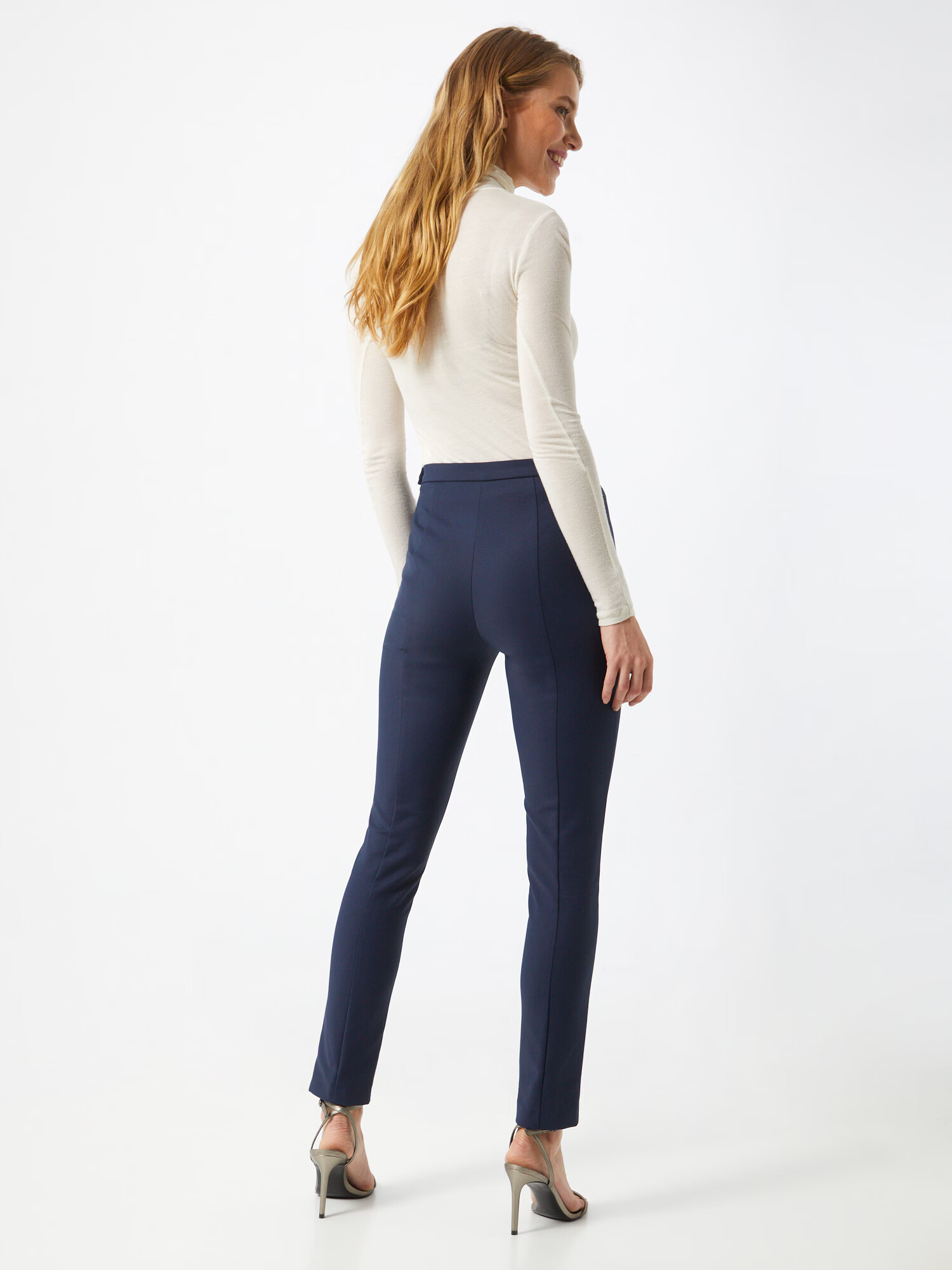 PATRIZIA PEPE Pantaloni bleumarin - Pled.ro