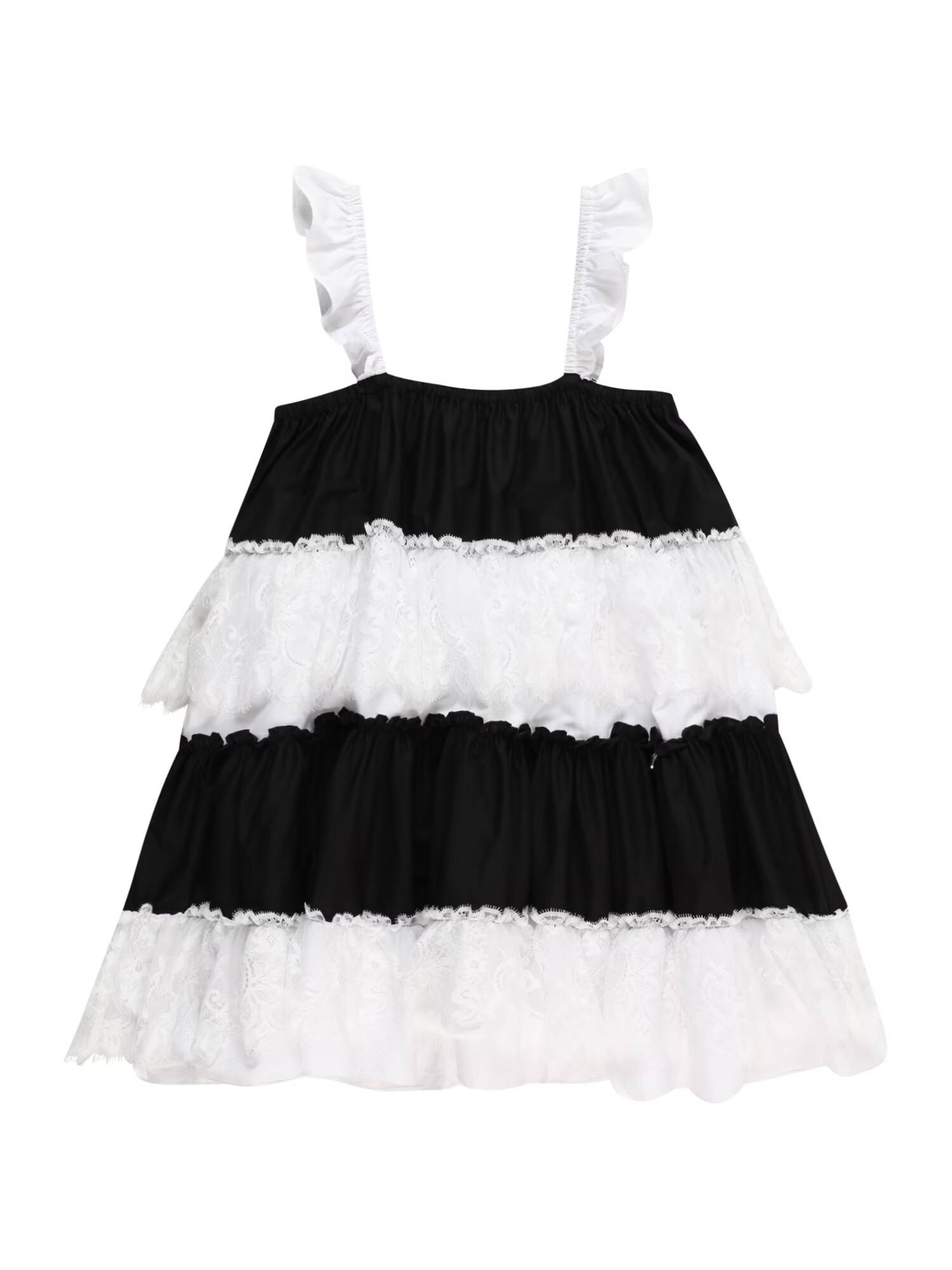 PATRIZIA PEPE Rochie negru / alb - Pled.ro