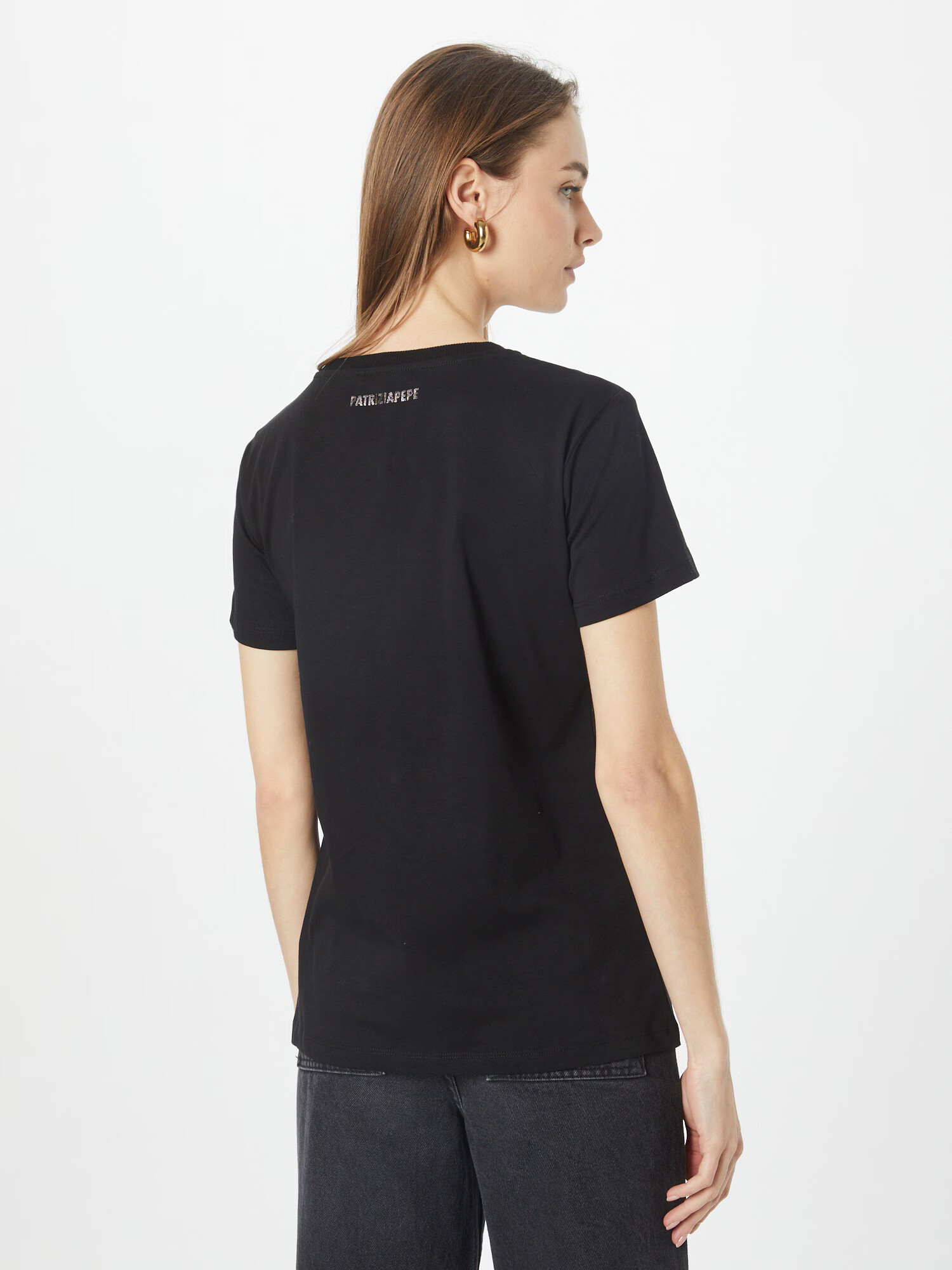 PATRIZIA PEPE Tricou negru - Pled.ro