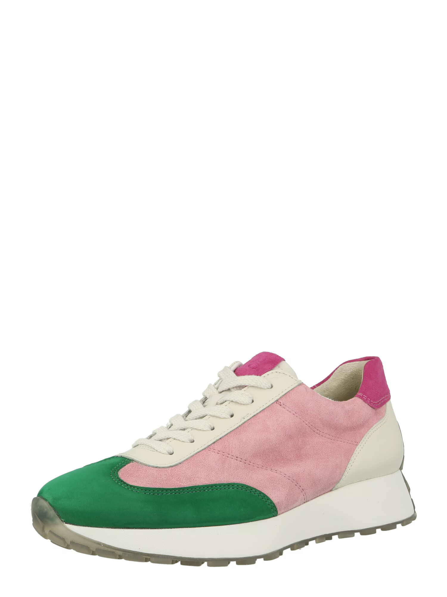 Paul Green Sneaker low verde iarbă / roz pitaya / roz deschis / alb murdar - Pled.ro