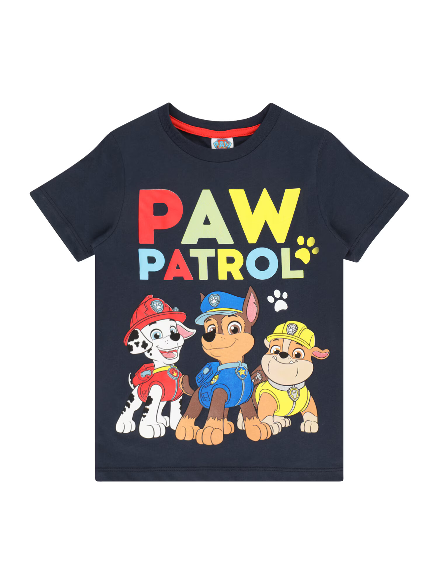 PAW Patrol Tricou '' albastru noapte / maro / galben / roșu - Pled.ro