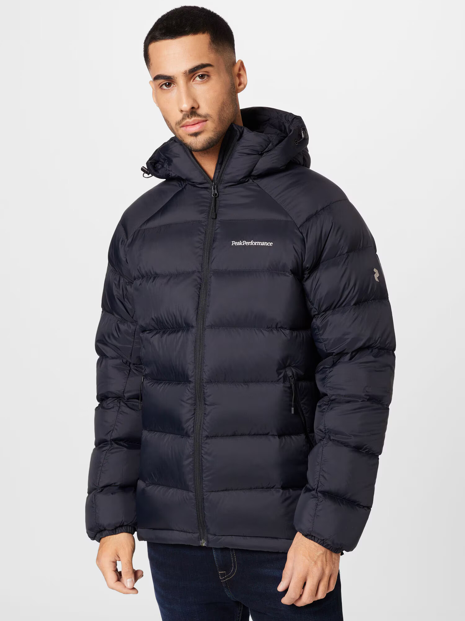 PEAK PERFORMANCE Geacă outdoor negru / alb - Pled.ro