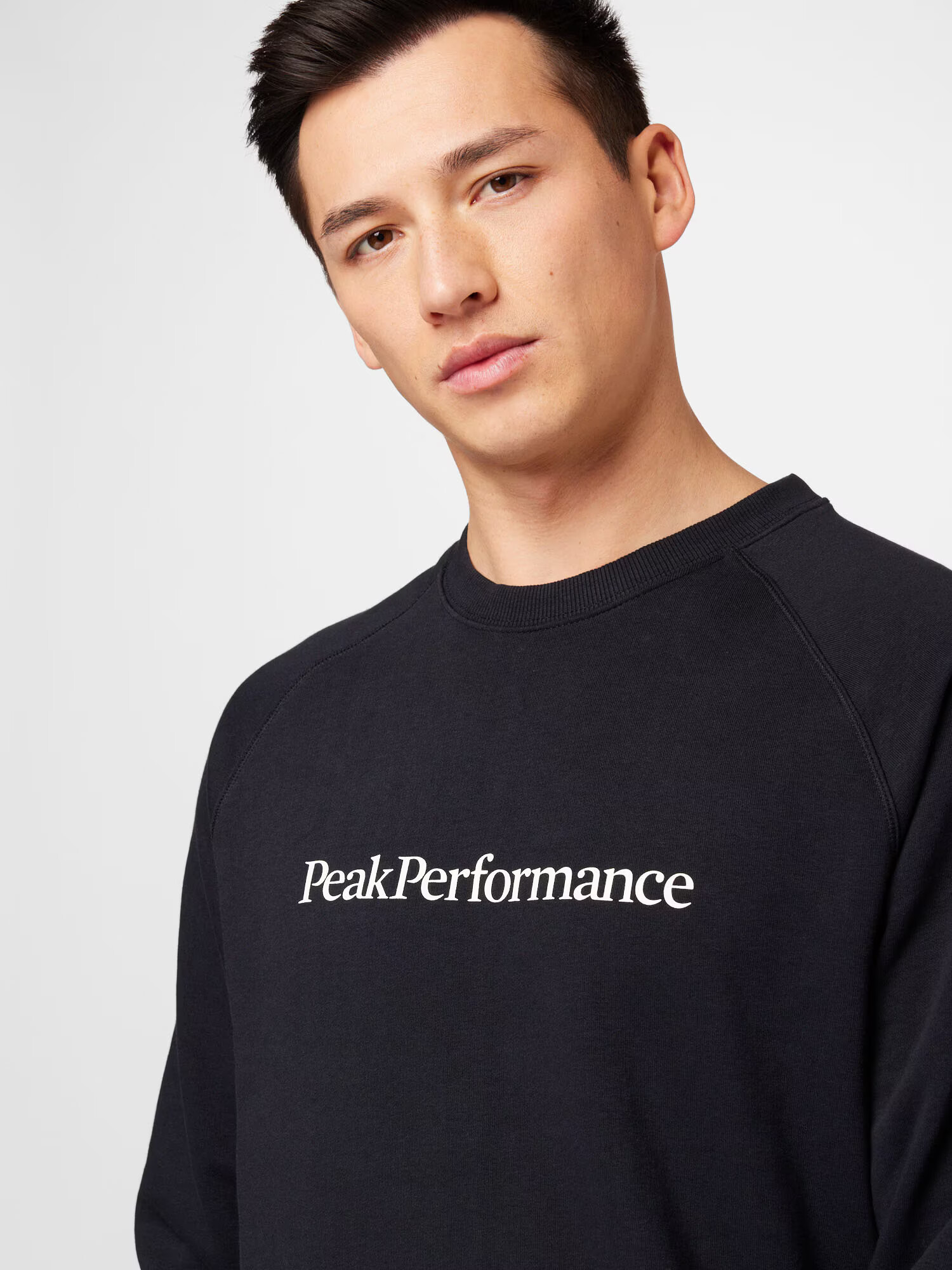 PEAK PERFORMANCE Hanorac sport negru / alb - Pled.ro