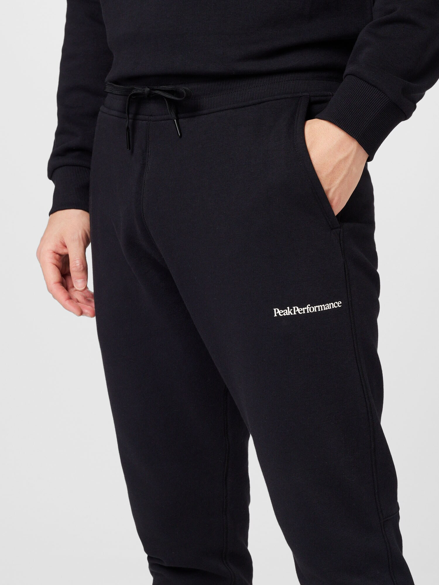 PEAK PERFORMANCE Pantaloni negru / alb - Pled.ro