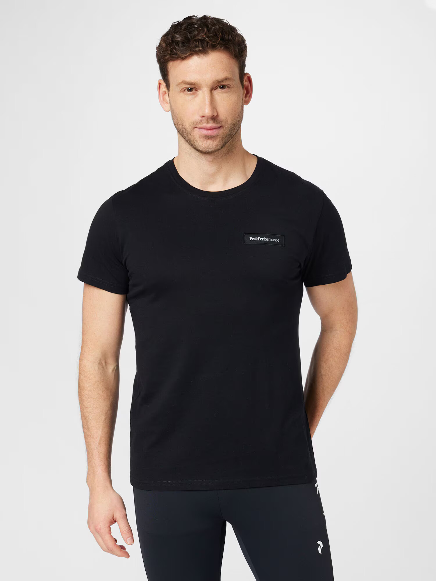 PEAK PERFORMANCE Tricou negru / alb - Pled.ro