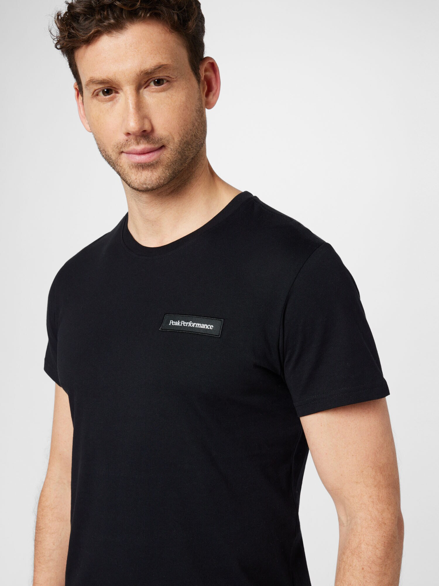 PEAK PERFORMANCE Tricou negru / alb - Pled.ro