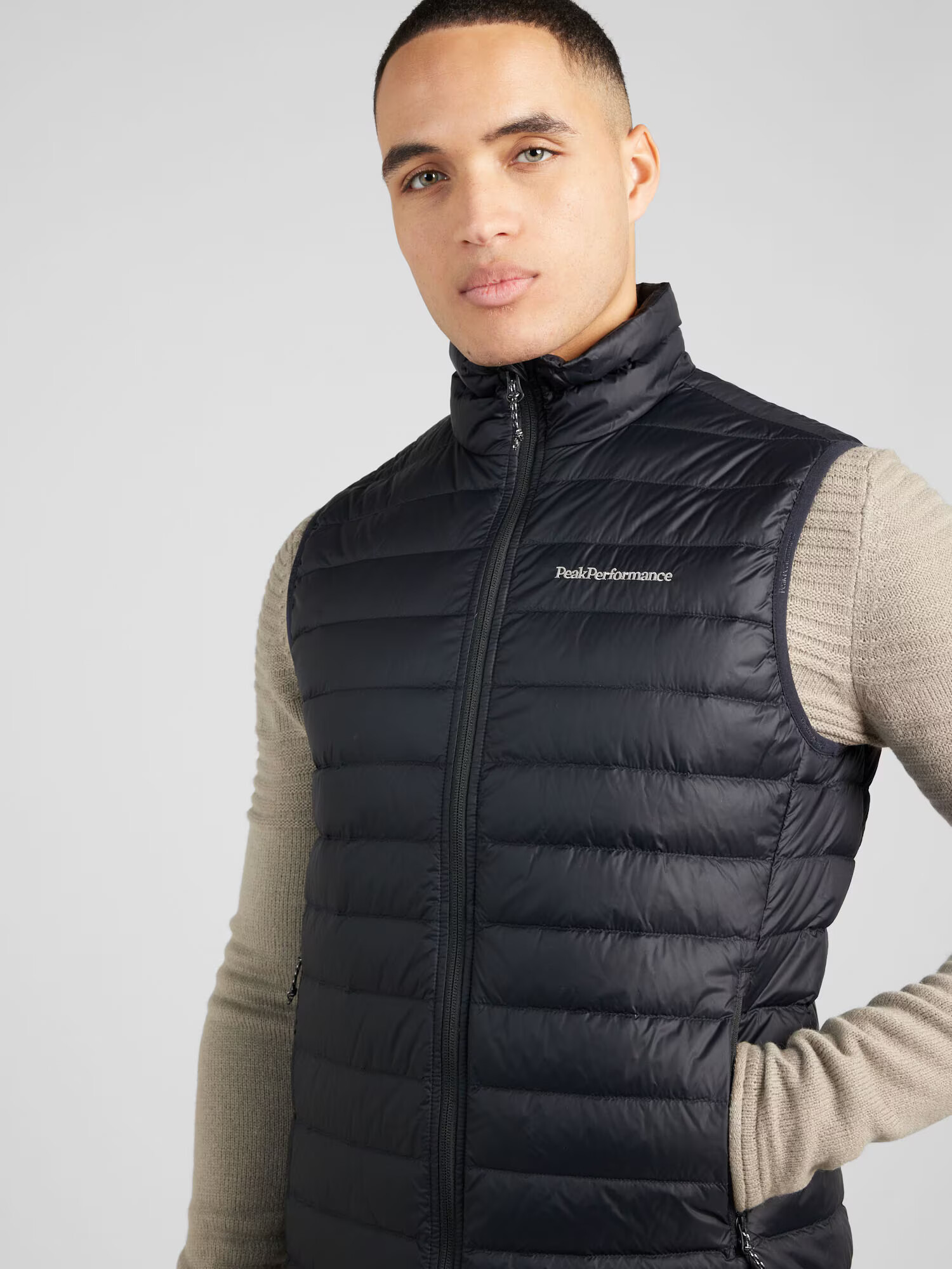 PEAK PERFORMANCE Vestă sport negru / alb - Pled.ro