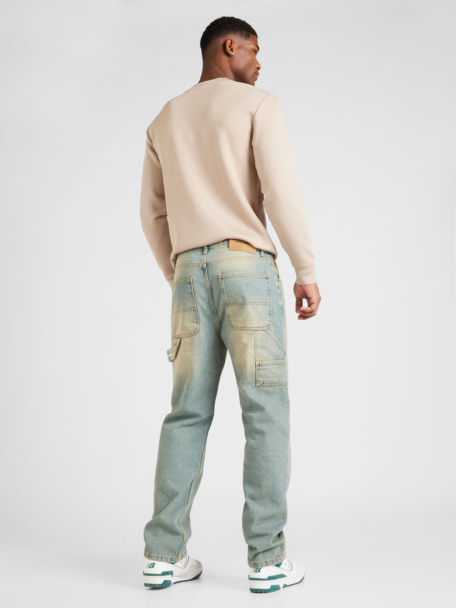 Pegador Jeans 'DAULE' bej / albastru deschis - Pled.ro