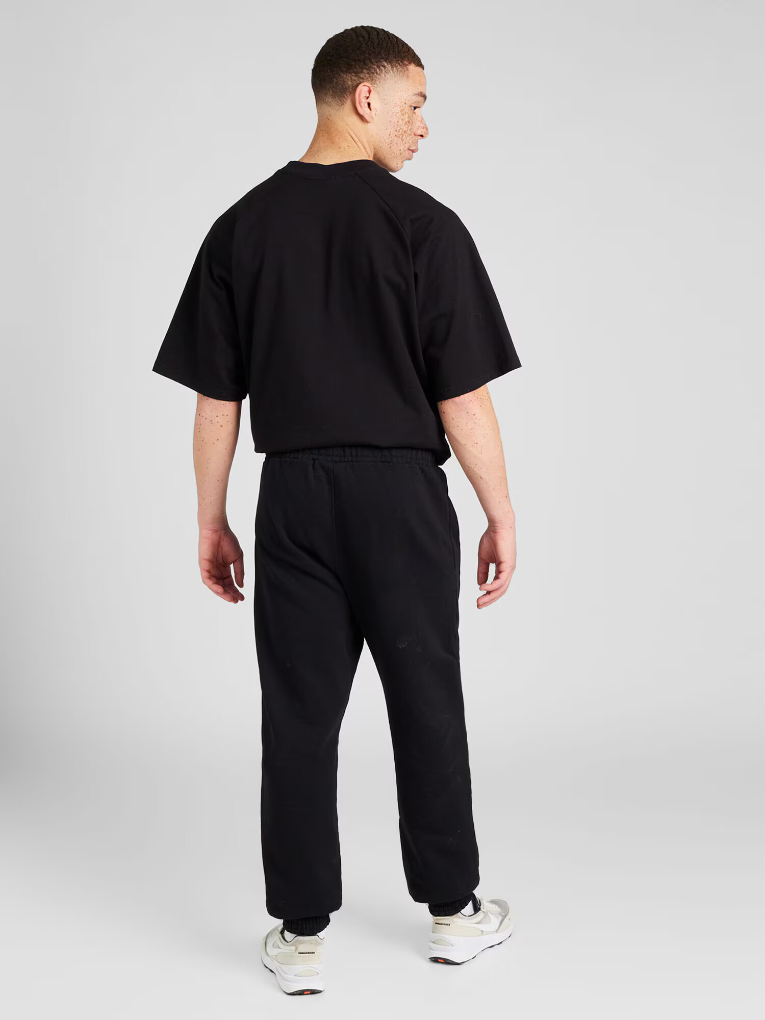 Pegador Pantaloni negru / alb murdar - Pled.ro