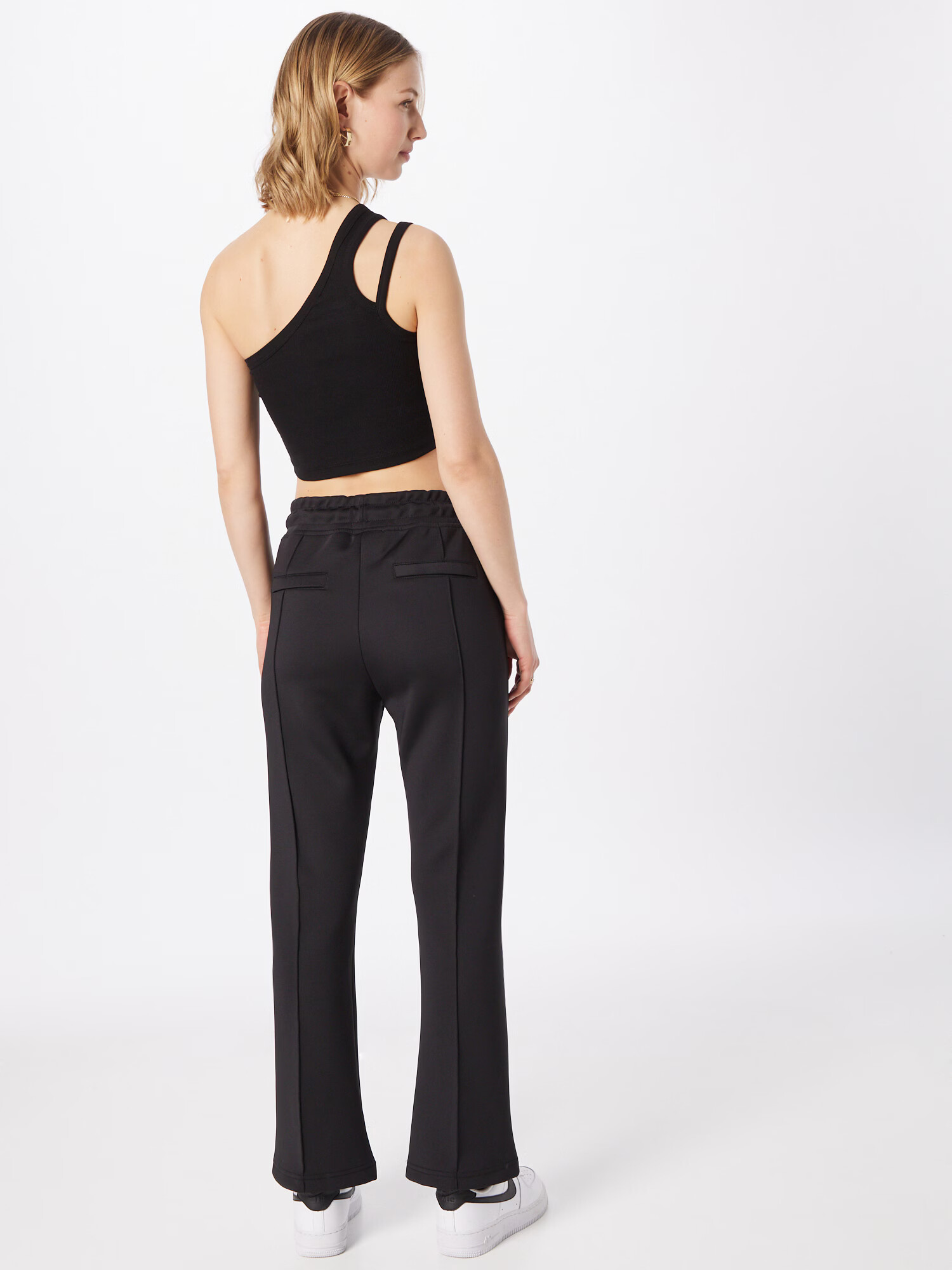 Pegador Pantaloni 'Valia' negru / alb - Pled.ro