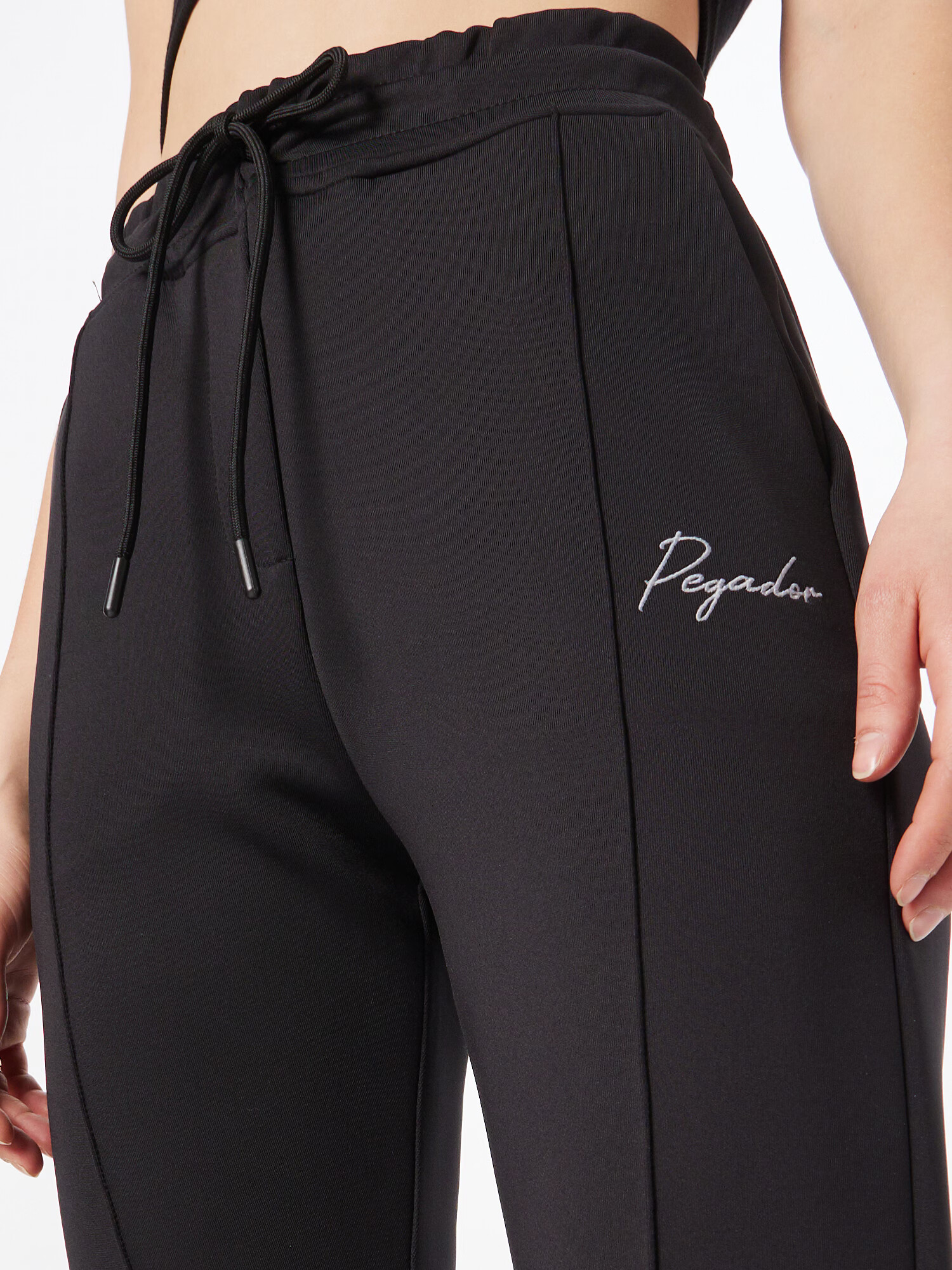 Pegador Pantaloni 'Valia' negru / alb - Pled.ro